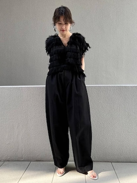 「Curensology（カレンソロジー）のアイテム（その他パンツ）」を使った、i_am_hrkさん（レディース・157cm）の春コーディネート