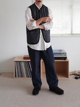 Lavenham ラベンハム のベストを使ったメンズ人気ファッションコーディネート Wear