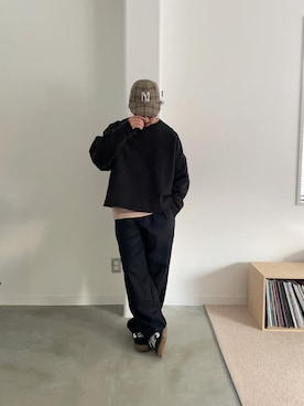 「VANS（バンズ）のアイテム（レインシューズ）」を使った、🦊さん（メンズ・170cm）の冬コーディネート