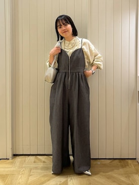 aiさんの「パールタレンネックレス　249411」を使ったコーディネート