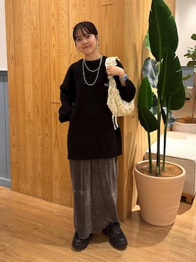 「アイテム（ヘアアクセサリー）」を使った、aiさん（レディース・151cm・20代）の秋コーディネート