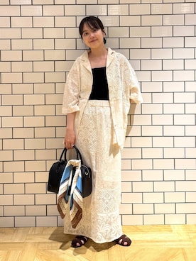 「アイテム（ヘアアクセサリー）」を使った、aiさん（レディース・151cm・20代）の夏コーディネート