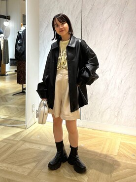 「アイテム（ブルゾン）」を使った、aiさん（レディース・151cm・20代）の秋コーディネート