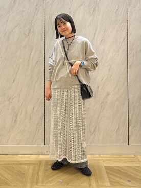 「アイテム（ワンピース/ドレス）」を使った、aiさん（レディース・151cm・20代）の秋コーディネート