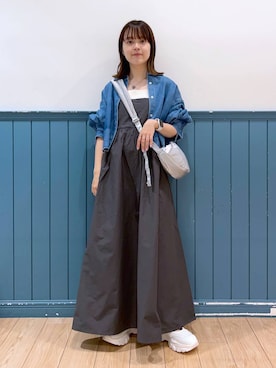 「LOWRYS FARM（ローリーズファーム）のステンレスプレートネックレス　973053（ネックレス）」を使った、aiさん（レディース・151cm）の夏コーディネート
