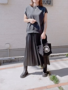 「秋色コーデ」｜「アイテム（アクセサリー）」を使った、hitomihさん（レディース・171cm）の秋コーディネート
