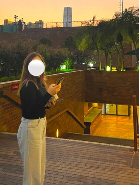 「asos（エイソス）のアイテム（トップス）」を使った、hannah ʕ •ᴥ•ʔさん（レディース・165cm）の夏コーディネート