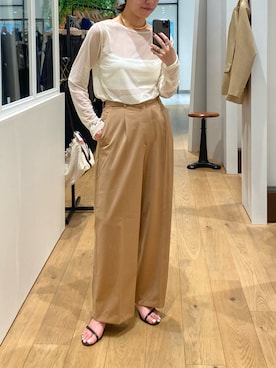 「PAPILLONNER（パピヨネ）のアイテム（シューズ）」を使った、numaさん（レディース・153cm）の夏コーディネート