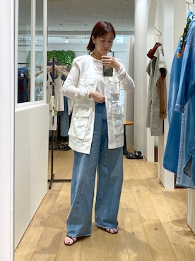 「PAPILLONNER（パピヨネ）のアイテム（シューズ）」を使った、numaさん（レディース・153cm）の春コーディネート