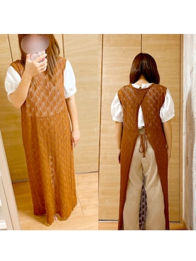 「chocomee（チョコミー）のアイテム（ワンピース/ドレス）」を使った、nozomi*さん（レディース・147cm）の秋コーディネート