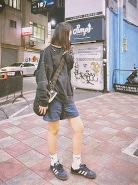 「CONVERSE（コンバース）のアイテム（財布/小物）」を使った、wan さん（レディース・165cm）の秋コーディネート