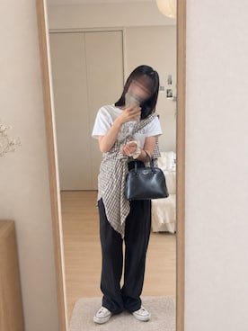 「me+em select（ミームセレクト）のアイテム」を使った、鎖骨さん（レディース・157cm）の秋コーディネート