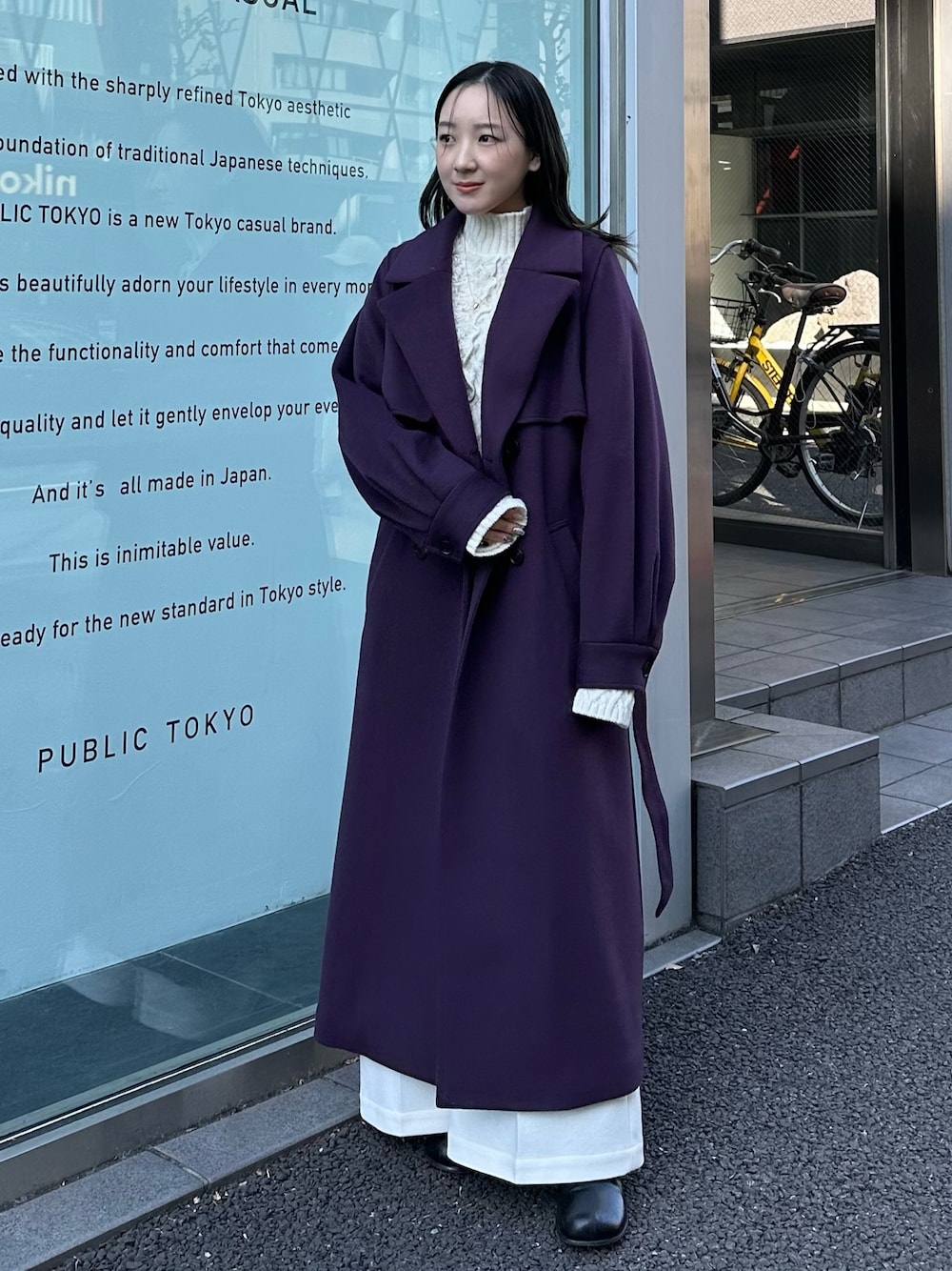 BPN 紫色 コーデュロイ チェスターコート 写真19/42(ページ2) | メンズ・ネイビーのチェスターコートを