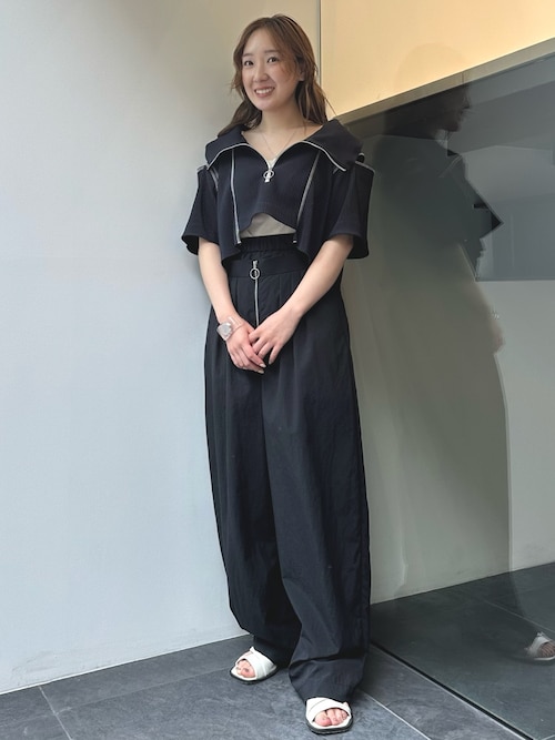 PUBLIC TOKYO　プリーツジップアップトップス PUBLIC TOKYO（パブリックトウキョウ）の「プリーツジップアップ