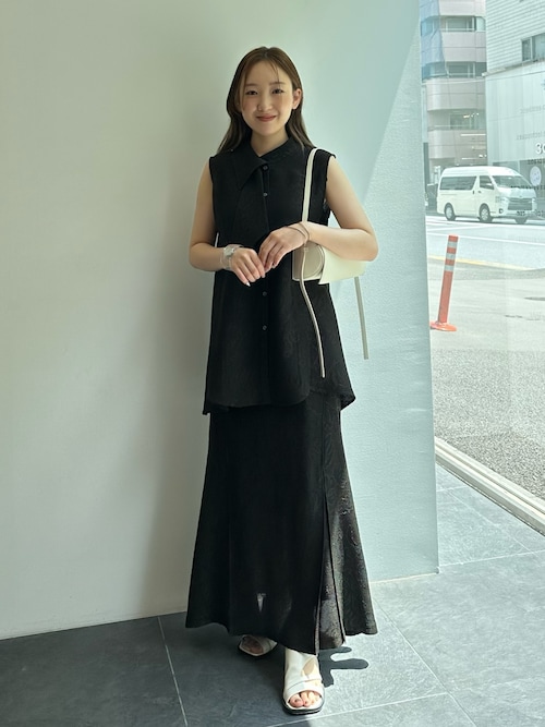スカート Mikie Shiba セール】SASHIKOマーメイドジャガードスカート（スカート