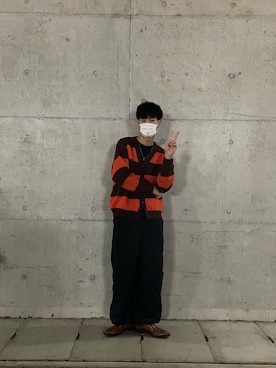 「インスタフォローしてね！」｜shu_kun_さん（メンズ・185cm）の冬コーディネート