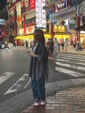 れなちょびさん（レディース・156cm）の秋コーディネート