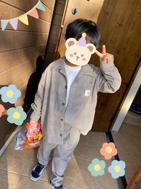 あもこさん（キッズ・110cm）の秋コーディネート