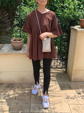 「TODAYFUL（トゥデイフル）のLUKE's Denim（その他パンツ）」を使った、achitaさん（レディース・168cm）の夏コーディネート