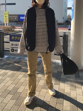「417 EDIFICE（フォーワンセブンエディフィス）のアイテム（ジャケット/アウター）」を使った、achitaさん（レディース・168cm）の冬コーディネート