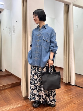 久木 美音さん（レディース・157cm）の春コーディネート