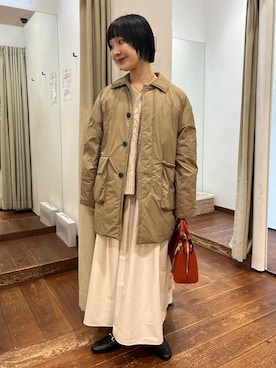 「URBAN RESEARCH DOORS WOMENS」｜久木 美音さん（レディース・157cm）の秋コーディネート