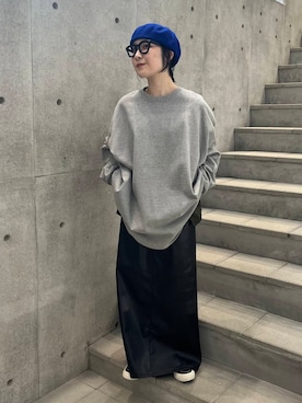 久木 美音さん（レディース・157cm）の冬コーディネート