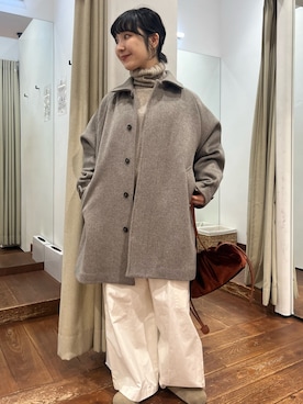 久木 美音さん（レディース・157cm）の冬コーディネート