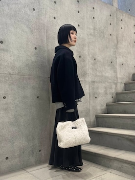 久木 美音さん（レディース・157cm）の冬コーディネート