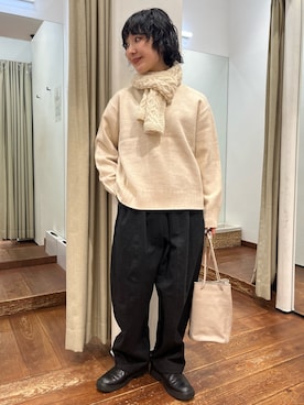 「かぐれ」｜久木 美音さん（レディース・157cm）の秋コーディネート