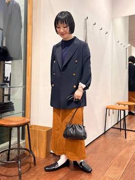 「L.L.Bean（エルエルビーン）のアイテム（トップス）」を使った、久木 美音さん（レディース・157cm）の春コーディネート