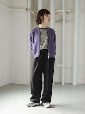 「FORK&SPOON（フォークアンドスプーン）のアイテム」を使った、久木 美音さん（レディース・157cm）の秋コーディネート
