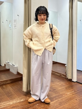 久木 美音さん（レディース・157cm）の冬コーディネート