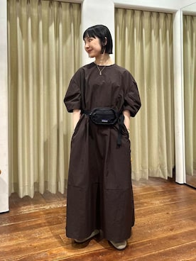 「アーバンリサーチ」｜「アイテム（ワンピース/ドレス）」を使った、mion hisakiさん（レディース・157cm）の夏コーディネート