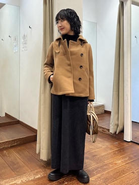 久木 美音さん（レディース・157cm）の冬コーディネート