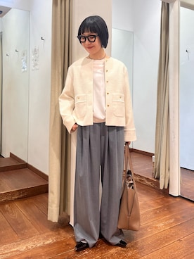 久木 美音さん（レディース・157cm）の春コーディネート