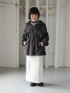 「FORK&SPOON（フォークアンドスプーン）のアイテム」を使った、久木 美音さん（レディース・157cm）の秋コーディネート