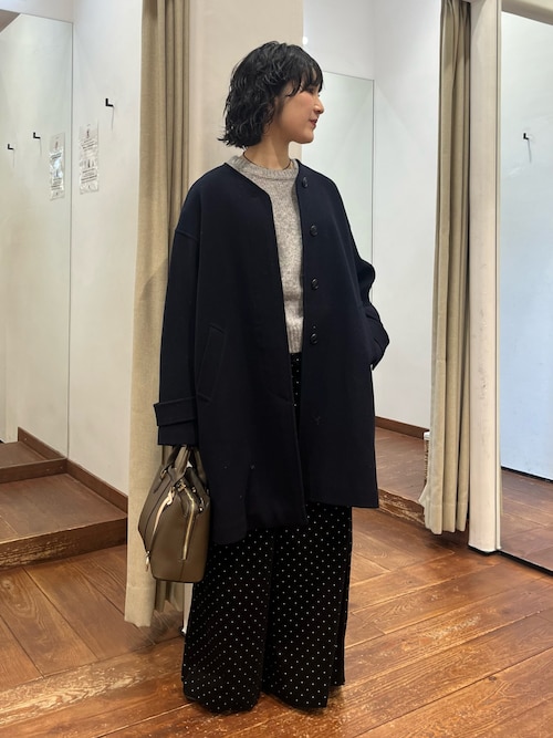 セール】FORK&SPOON ウールノーカラーコート（その他アウター