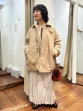 久木 美音さん（レディース・157cm）の冬コーディネート