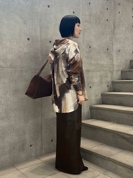 久木 美音さん（レディース・157cm）の冬コーディネート