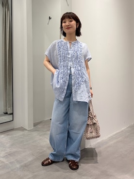 久木 美音さん（レディース・157cm）の夏コーディネート