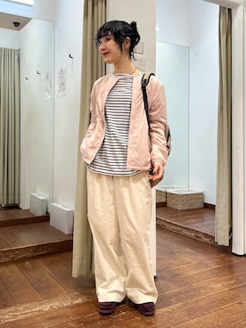 久木 美音さん（レディース・157cm）の冬コーディネート