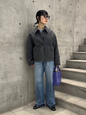 久木 美音さん（レディース・157cm）の冬コーディネート