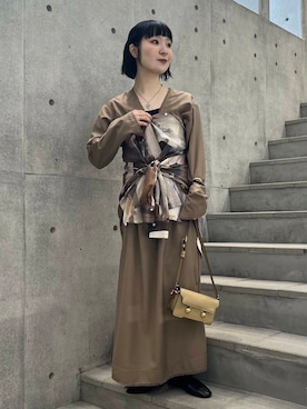久木 美音さん（レディース・157cm）の冬コーディネート