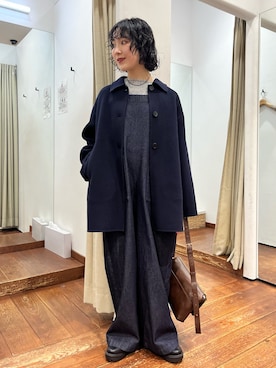 久木 美音さん（レディース・157cm）の冬コーディネート