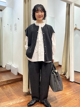 久木 美音さん（レディース・157cm）の冬コーディネート