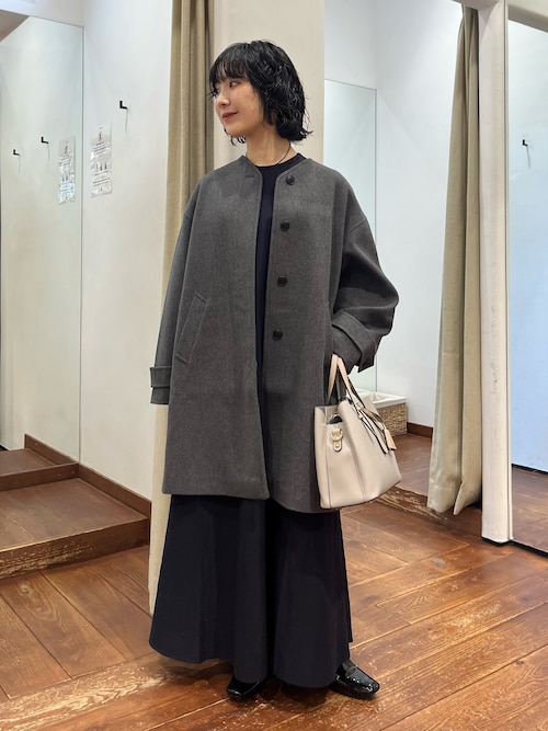 セール】FORK&SPOON ウールノーカラーコート（その他アウター