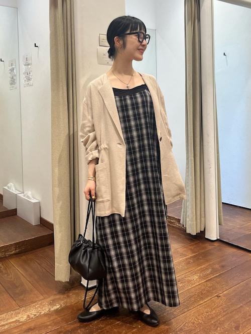 【即購入○】エムミーエメ　アーバンチェックキャミワンピース セール】チェックキャミワンピース（ワンピース）｜URBAN