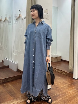 「アーバンリサーチ」｜「アイテム（ワンピース/ドレス）」を使った、mion hisakiさん（レディース・157cm）の夏コーディネート