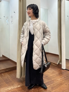 久木 美音さん（レディース・157cm）の冬コーディネート